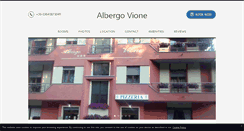 Desktop Screenshot of albergovione.com