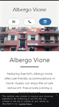 Mobile Screenshot of albergovione.com